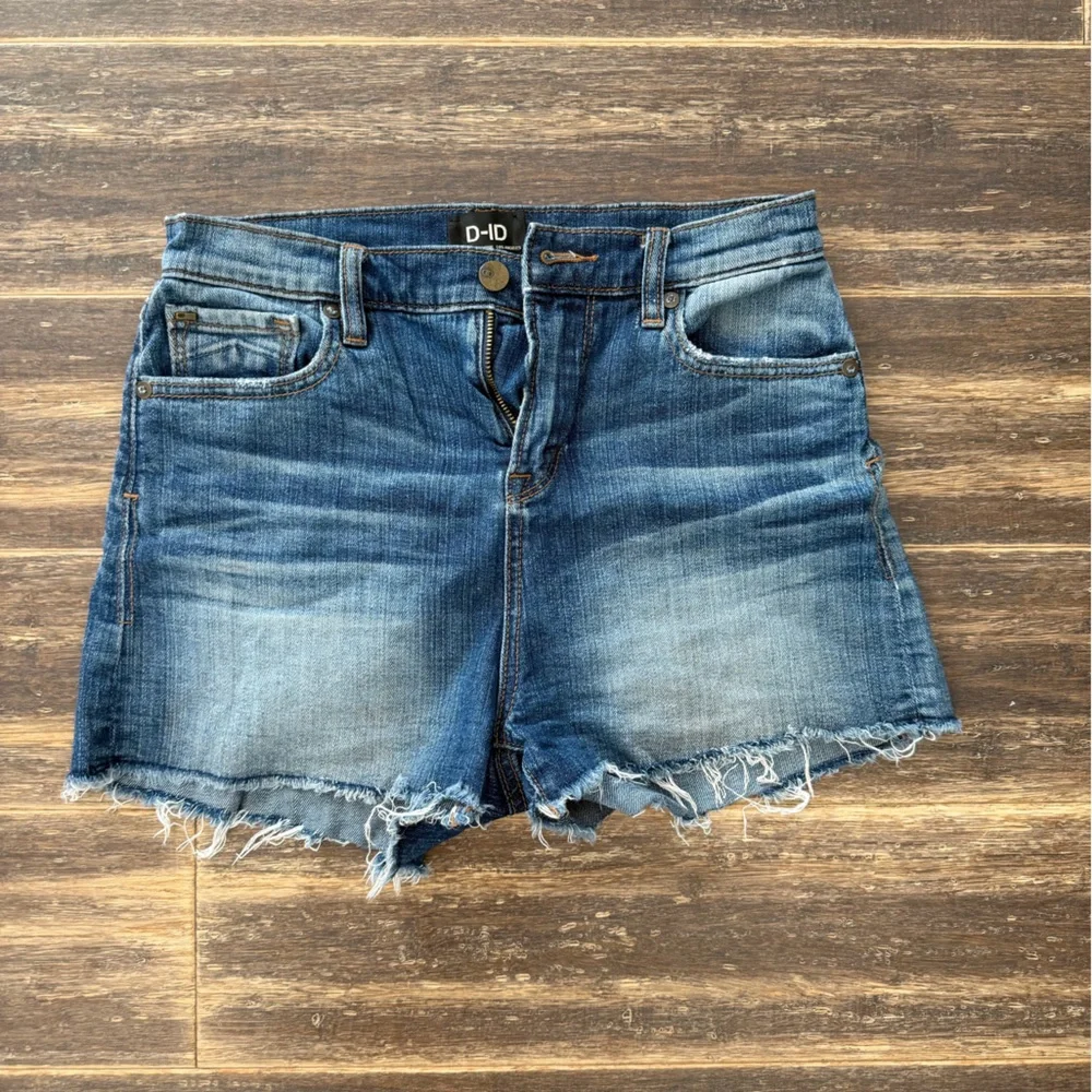 Women’s Distressed Blue Denim Shorts